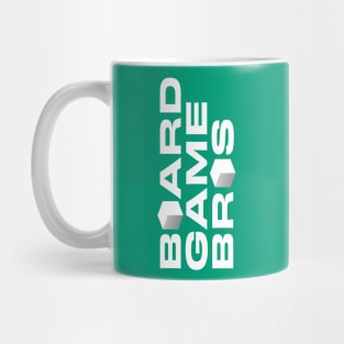 Board Game Bros Logo White Mug